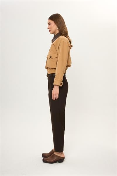 Havuç Kesim Poliviskon Pantolon