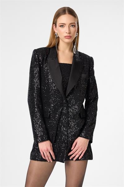 Pul Payet Ceket Elbise