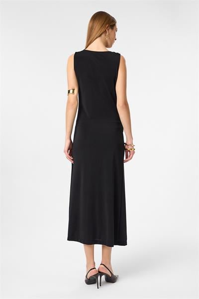 Toka Detaylı Sandy Elbise