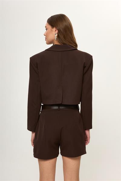 Kısa Poliviskon Ceket