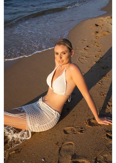 Ajurlu Bikini Üstü Top