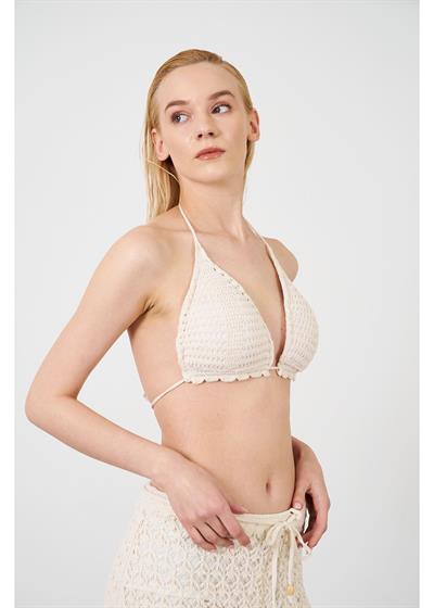 Ajurlu Bikini Üstü Top
