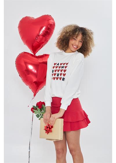 Amour Baskılı Sweatshirt 