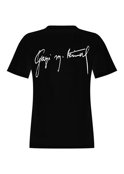 Arkası İmzalı T-Shirt