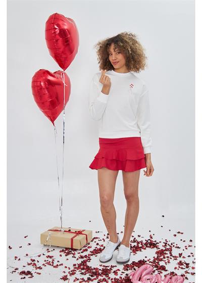 Arkası Yazı Baskılı Sweatshirt 