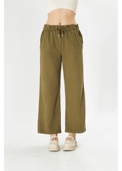 Beli Lastikli Palazzo Pantolon 