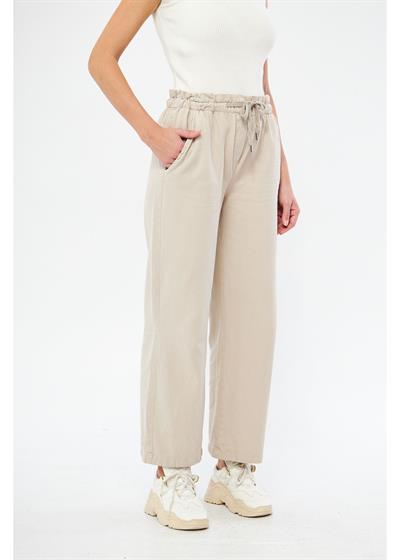 Beli Lastikli Palazzo Pantolon 