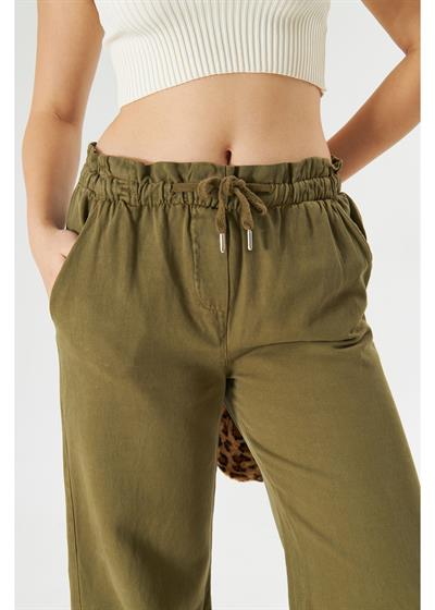 Beli Lastikli Palazzo Pantolon 