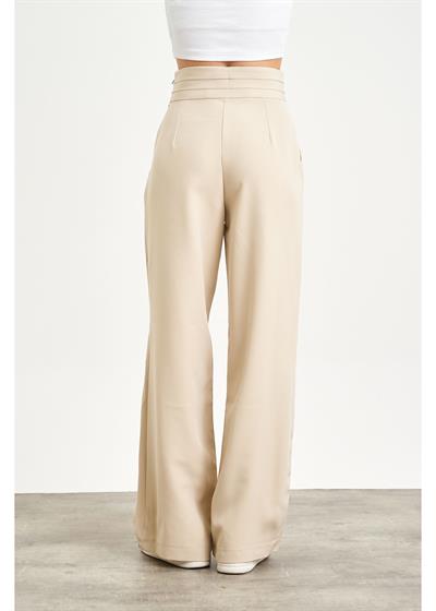 Beli Şeritli Palazzo Atlas Pantolon 