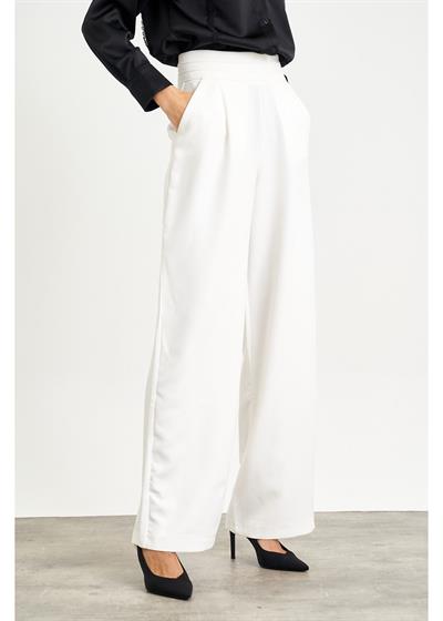 Beli Şeritli Palazzo Atlas Pantolon