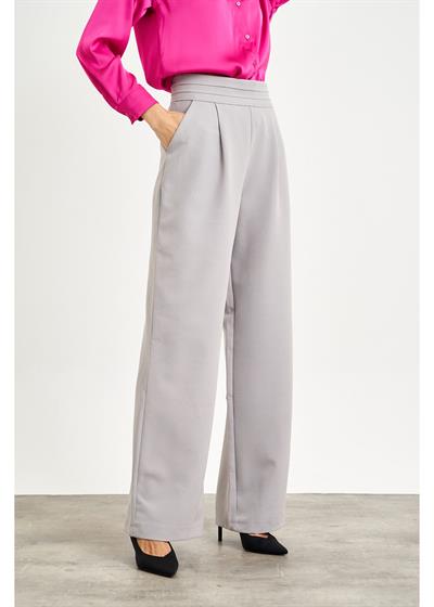 Beli Şeritli Palazzo Atlas Pantolon