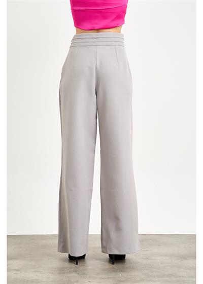 Beli Şeritli Palazzo Atlas Pantolon