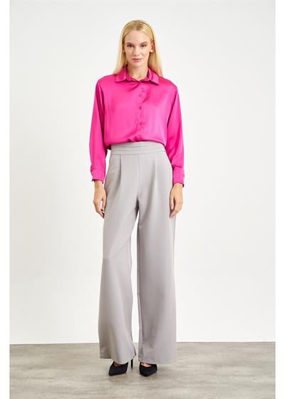 Beli Şeritli Palazzo Atlas Pantolon