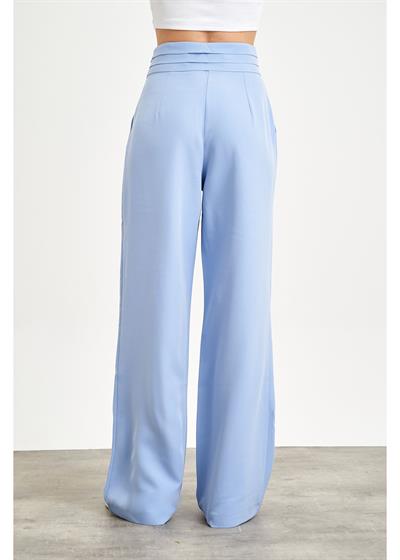 Beli Şeritli Palazzo Atlas Pantolon