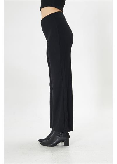 Bol Paça Örme Pantolon 