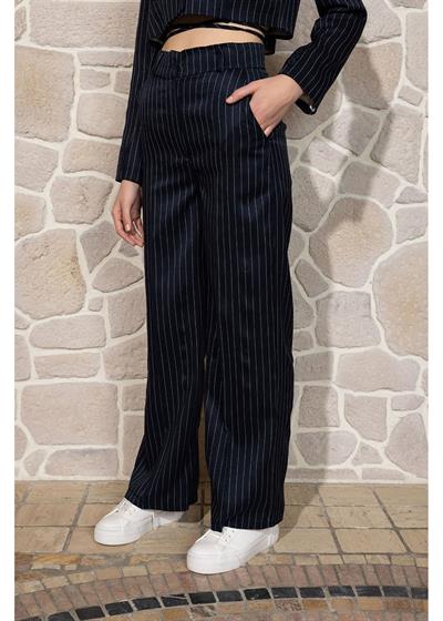 Çizgili Palazzo Pantolon