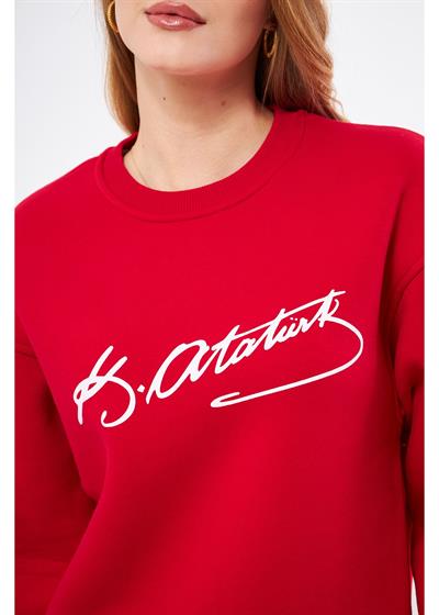 Cumhuriyet Koleksiyonu ATATÜRK İmzalı Sweatshirt 