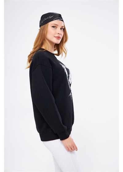 Cumhuriyet Koleksiyonu Atatürk Baskılı Sırtı İmzalı Sweatshirt 