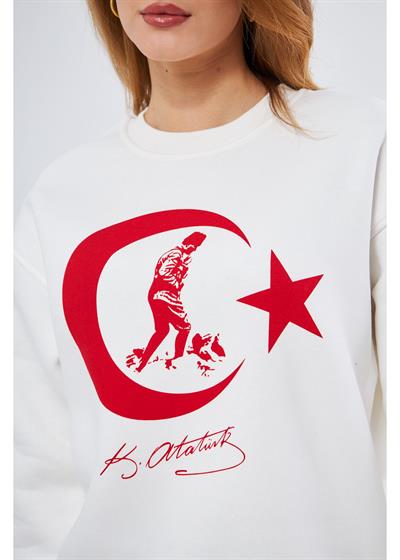 Cumhuriyet Koleksiyonu Ay Yıldız Sweatshirt 