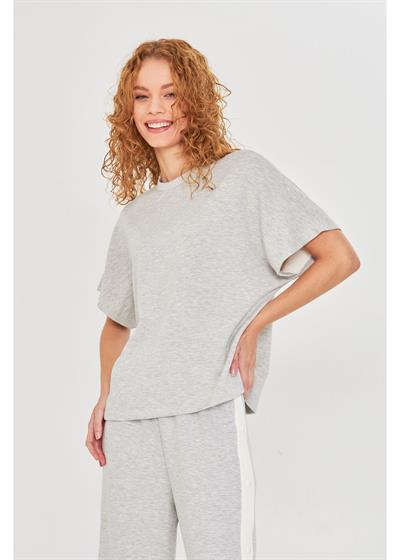 Düşük Omuz Modal T-Shirt