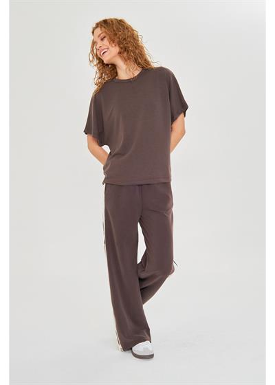 Düşük Omuz Modal T-Shirt