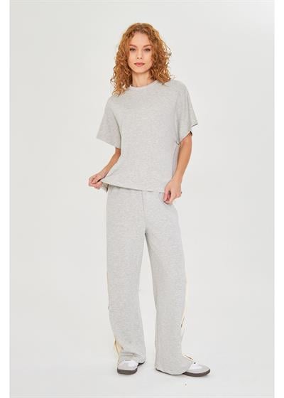 Düşük Omuz Modal T-Shirt