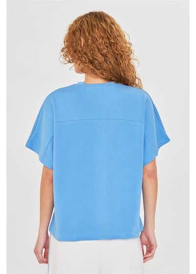 Düşük Omuz Modal T-Shirt