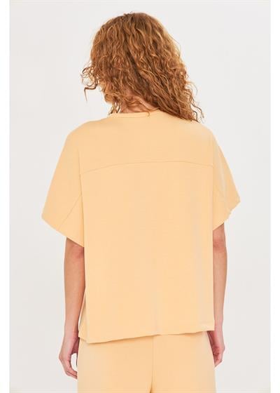 Düşük Omuz Modal T-Shirt