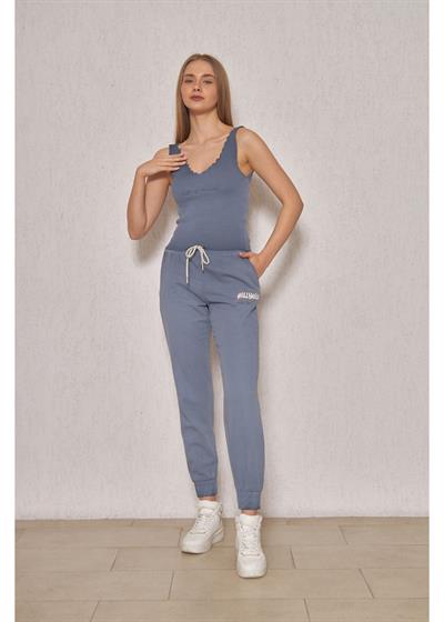 Elon Merdiven Yaka Crop