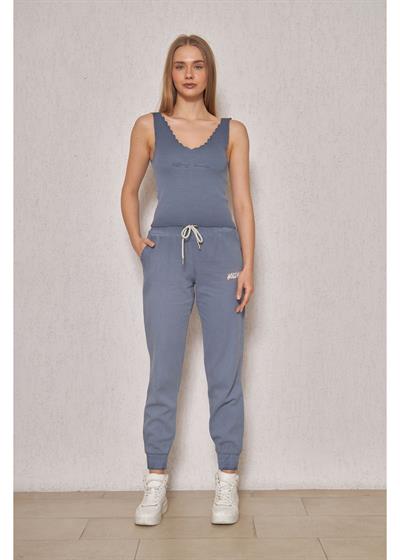 Elon Merdiven Yaka Crop