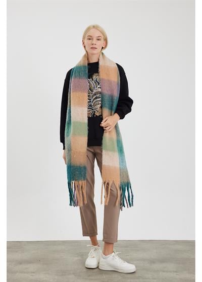 Etnik Desenli Pullu Sweatshirt