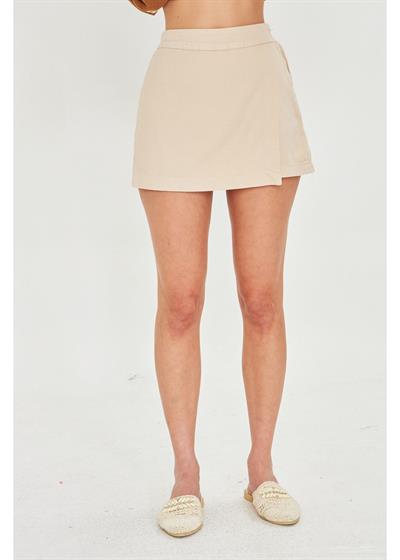 Gabardin Şort Etek 