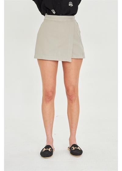 Gabardin Şort Etek 