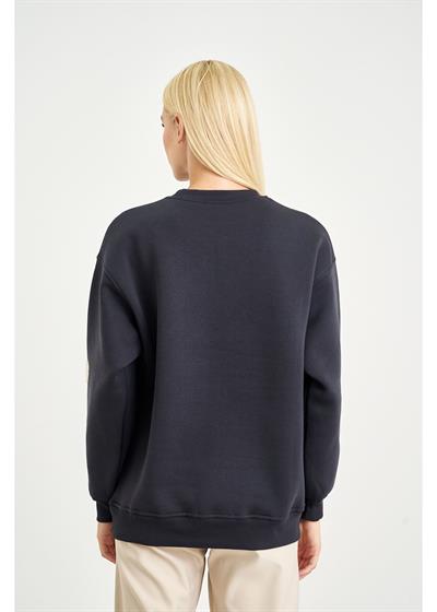 Kalp Baskılı Sweatshirt 