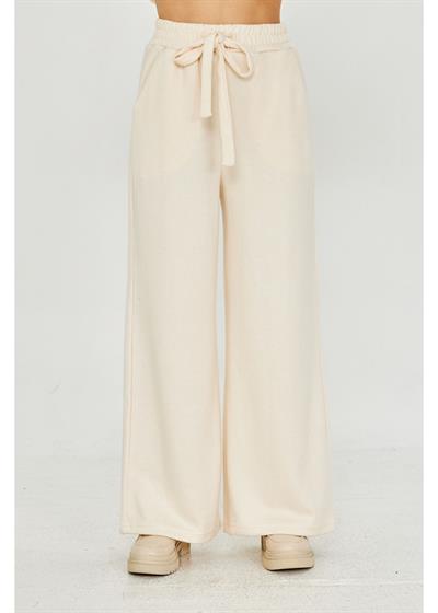 Kemerli Triko Pantolon 