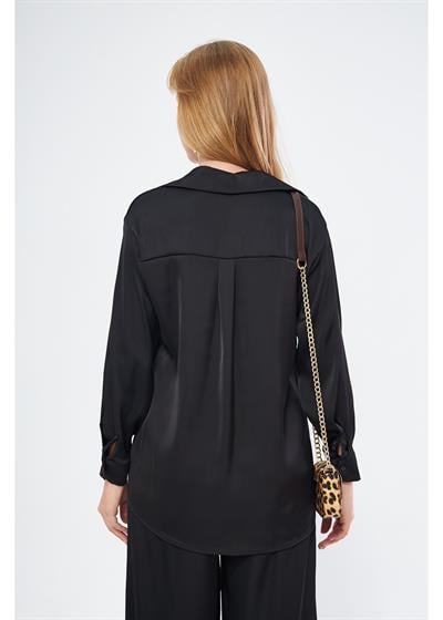 Klasik Saten Gömlek 