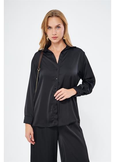 Klasik Saten Gömlek 