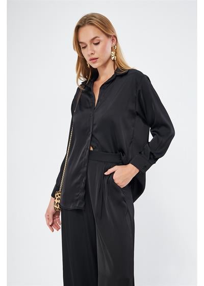 Klasik Saten Gömlek 