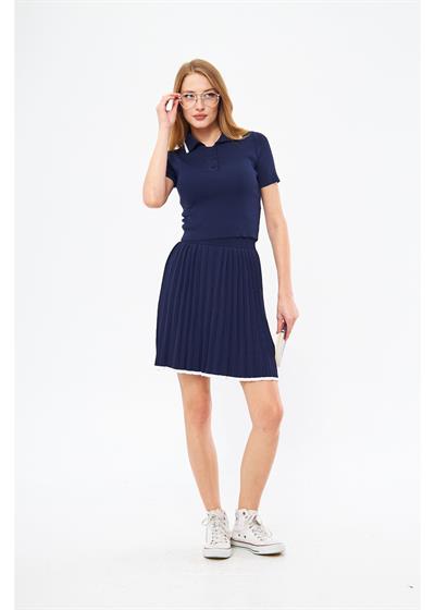 Kontrast Renk Detaylı Kazak 