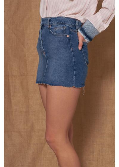 Kot Mini Etek Altı Kesik