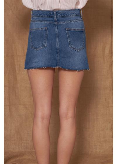 Kot Mini Etek Altı Kesik