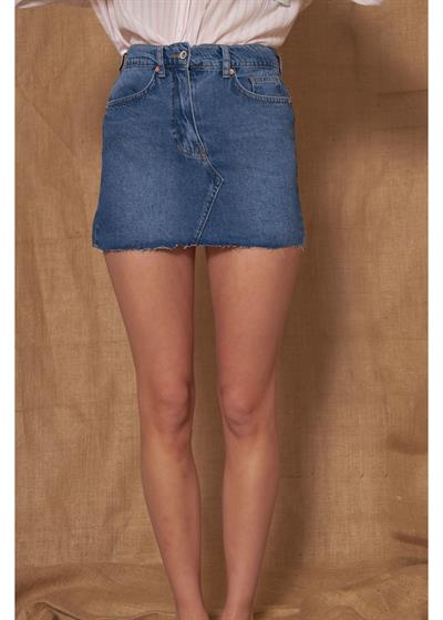 Kot Mini Etek Altı Kesik