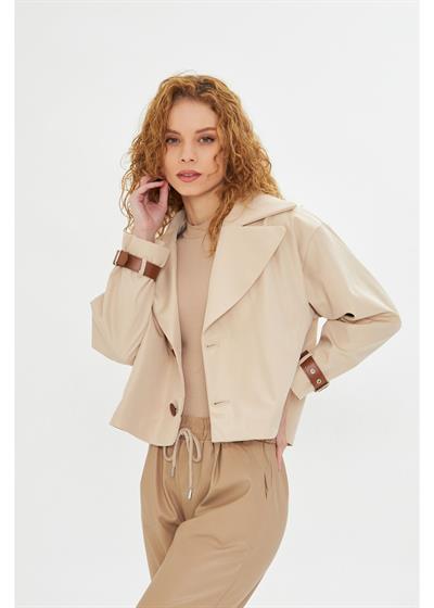 Kruvaze Suya Dayanıklı Trençkot 