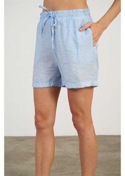 Lastikli Düz Modal Şort