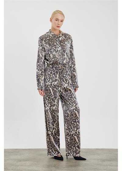 Leopar Desenli Ceket