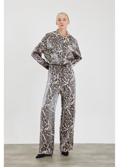 Leopar Desenli Ceket
