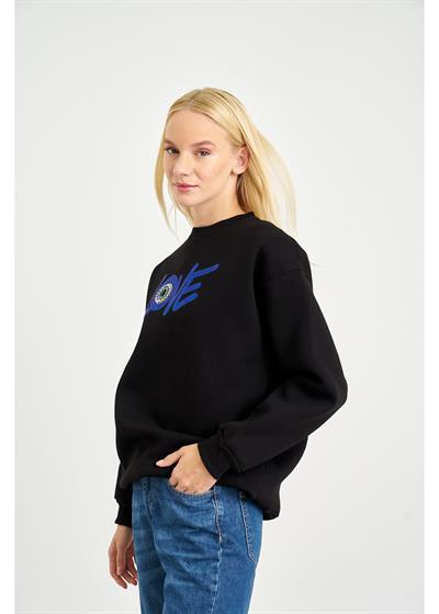 Love Baskılı Sweatshirt