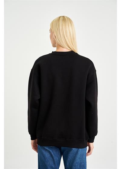 Love Baskılı Sweatshirt