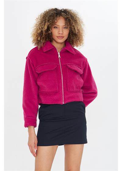 Önü Cepli Kısa Kaşe Mont 