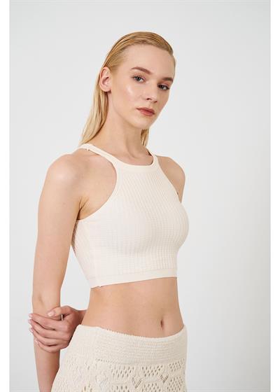 POLİAMİD CROP TOP 